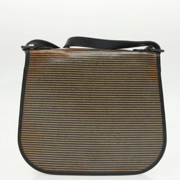 SAINT LAURENT PRADA Bag Coated canvas Nylon 2Set Black Beige Auth bs20228 - Picture 3 of 12